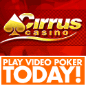 Cirrus - VideoPoker (333% Bonus + $25 Chip)